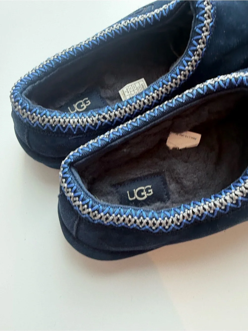 UGG | men’s Tasman II navy slippers slide on sz 10